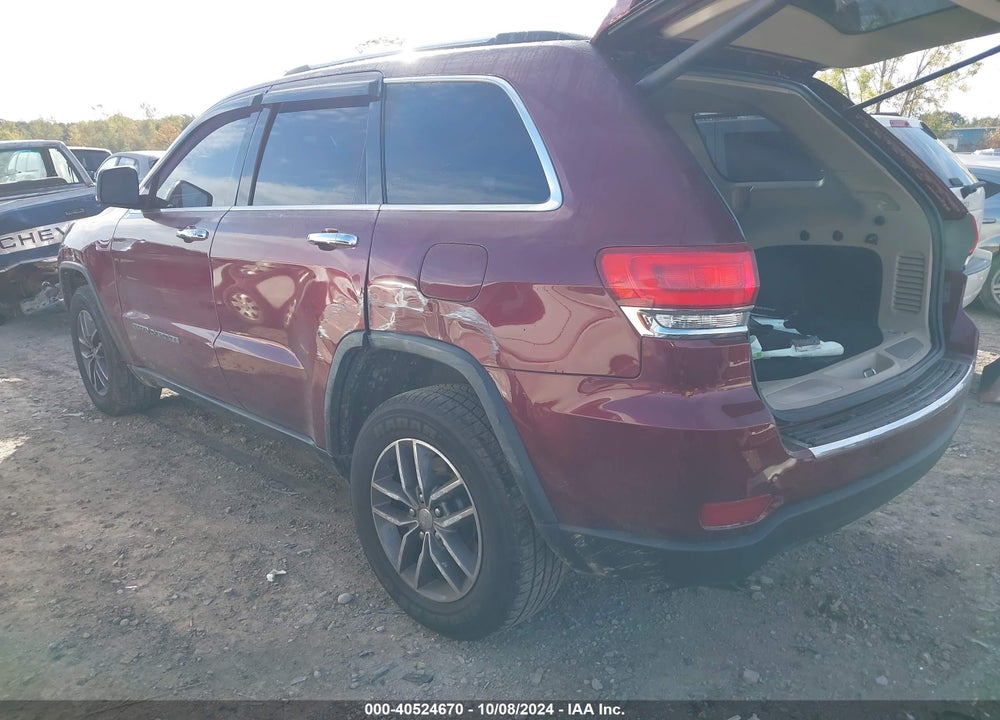 2018 JEEP GRAND CHEROKEE LIMITED 4X4 VIN: 1C4RJFBGXJC207772
