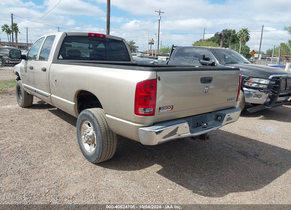2005 DODGE RAM 2500 SLT/LARAMIE VIN: 3D7KS28C85G840582