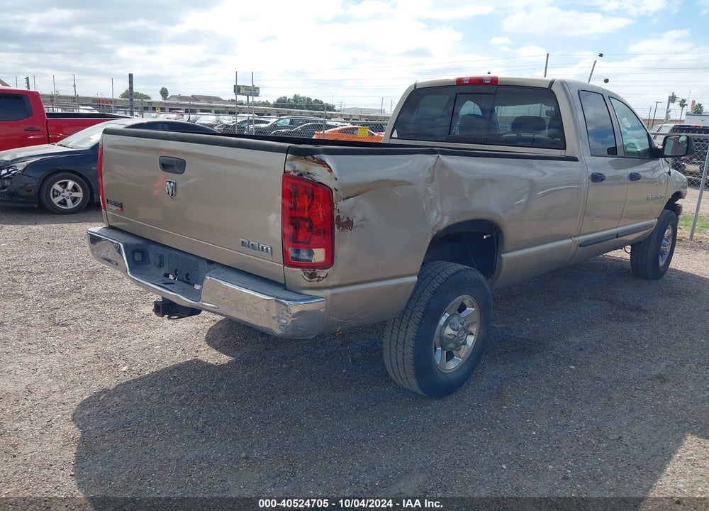 2005 DODGE RAM 2500 SLT/LARAMIE VIN: 3D7KS28C85G840582