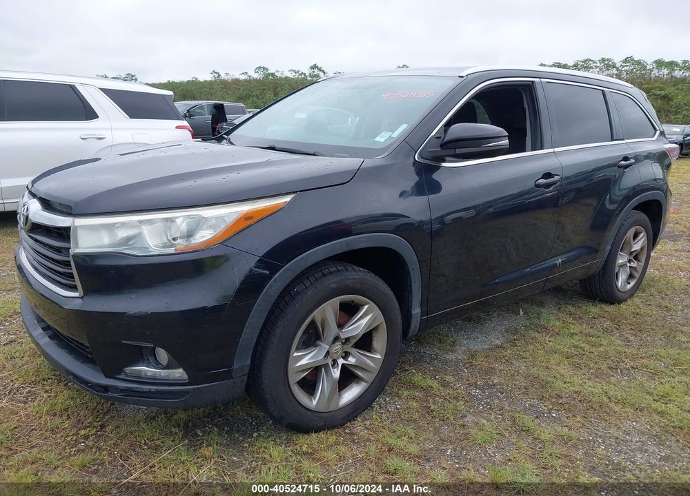 2014 TOYOTA HIGHLANDER LIMITED V6 VIN: 5TDYKRFH8ES036943