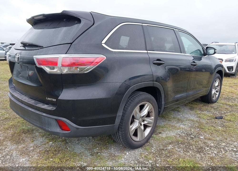 2014 TOYOTA HIGHLANDER LIMITED V6 VIN: 5TDYKRFH8ES036943