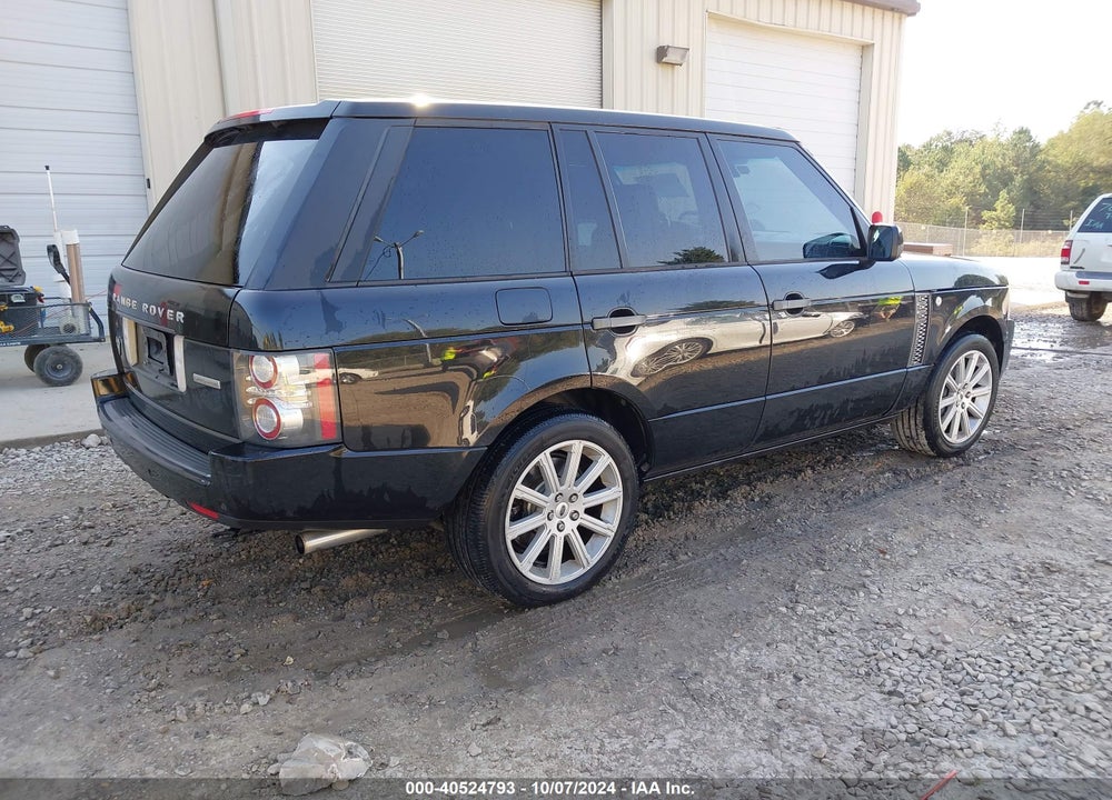 2010 LAND ROVER RANGE ROVER SUPERCHARGED VIN: SALMF1E47AA313875