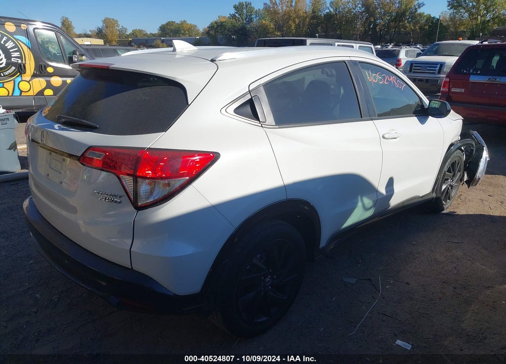 2022 HONDA HR-V AWD SPORT VIN: 3CZRU6H18NM725260