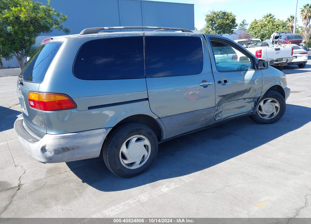 1999 TOYOTA SIENNA LE VIN: 4T3ZF13C9XU129541