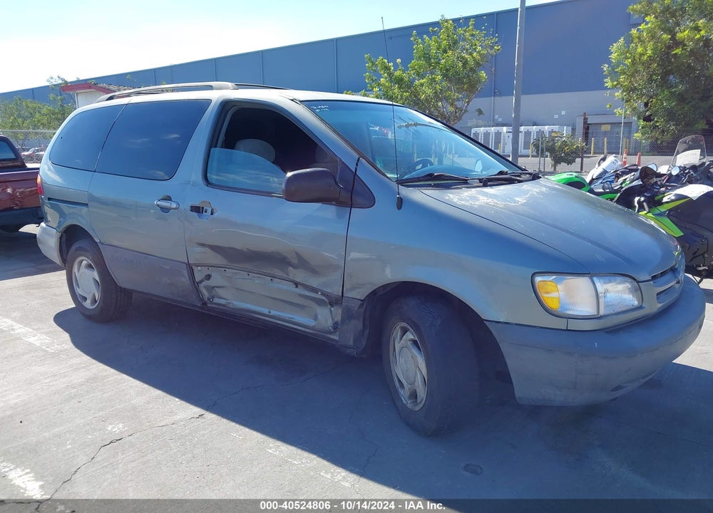 1999 TOYOTA SIENNA LE VIN: 4T3ZF13C9XU129541