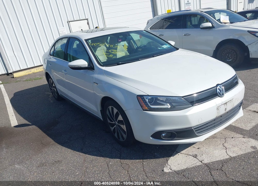 2014 VOLKSWAGEN JETTA HYBRID SEL PREMIUM VIN: 3VW637AJ2EM291488