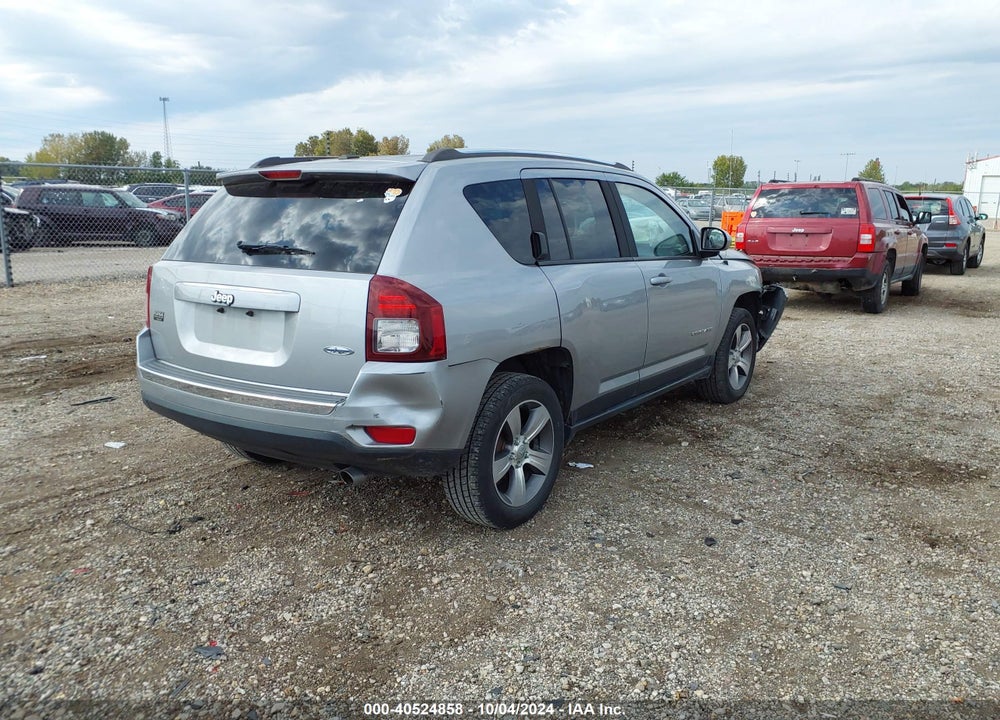 2016 JEEP COMPASS HIGH ALTITUDE EDITION VIN: 1C4NJCEA0GD720245