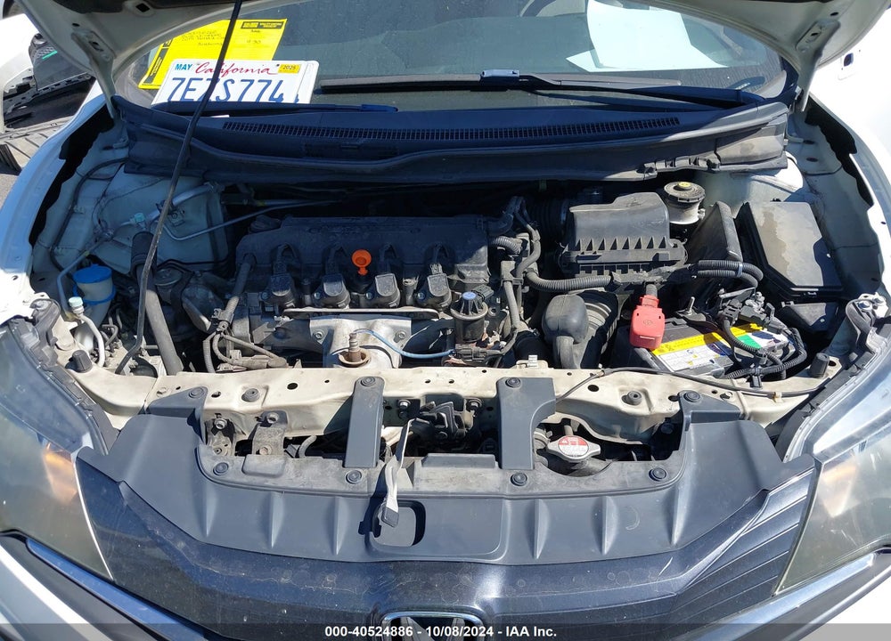 2014 HONDA CIVIC LX VIN: 2HGFG3B52EH512640