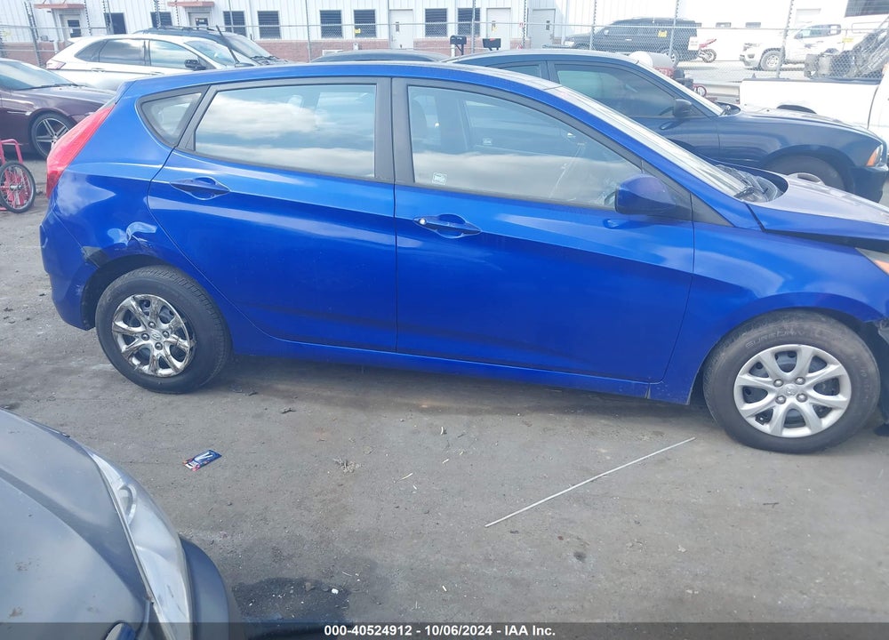 2012 HYUNDAI ACCENT GS VIN: KMHCT5AE6CU023786