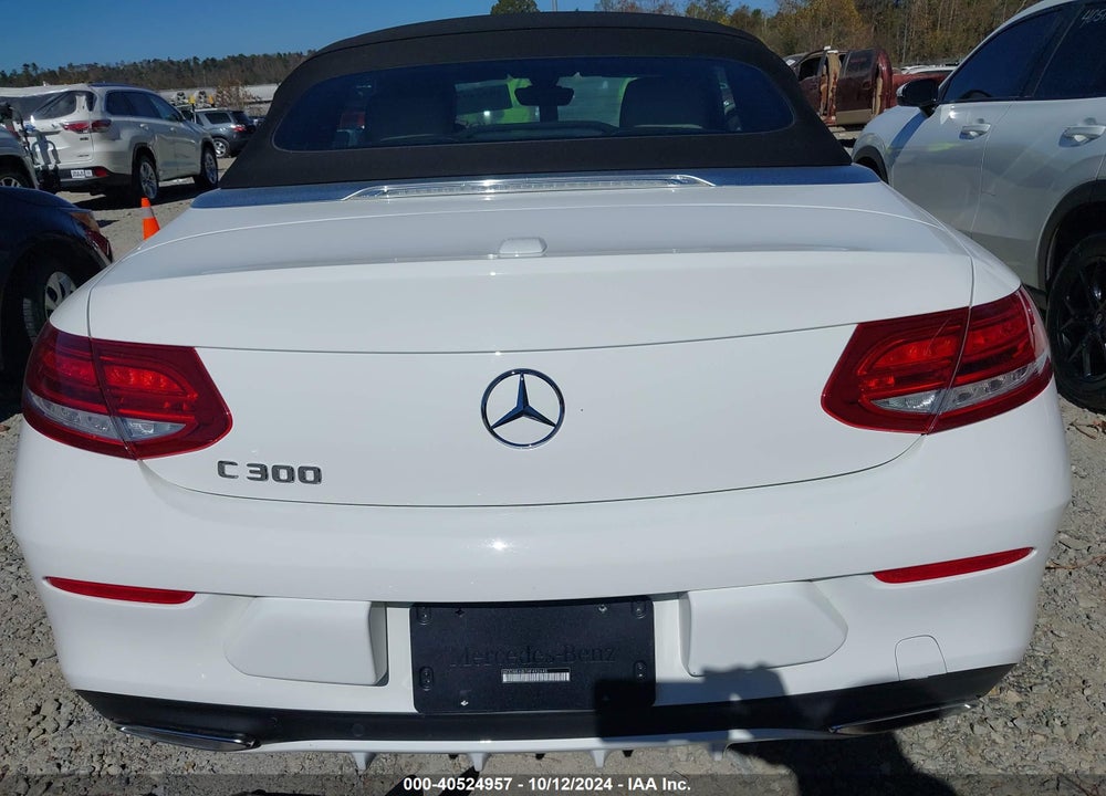 2017 MERCEDES-BENZ C 300 VIN: WDDWK4JB1HF492645