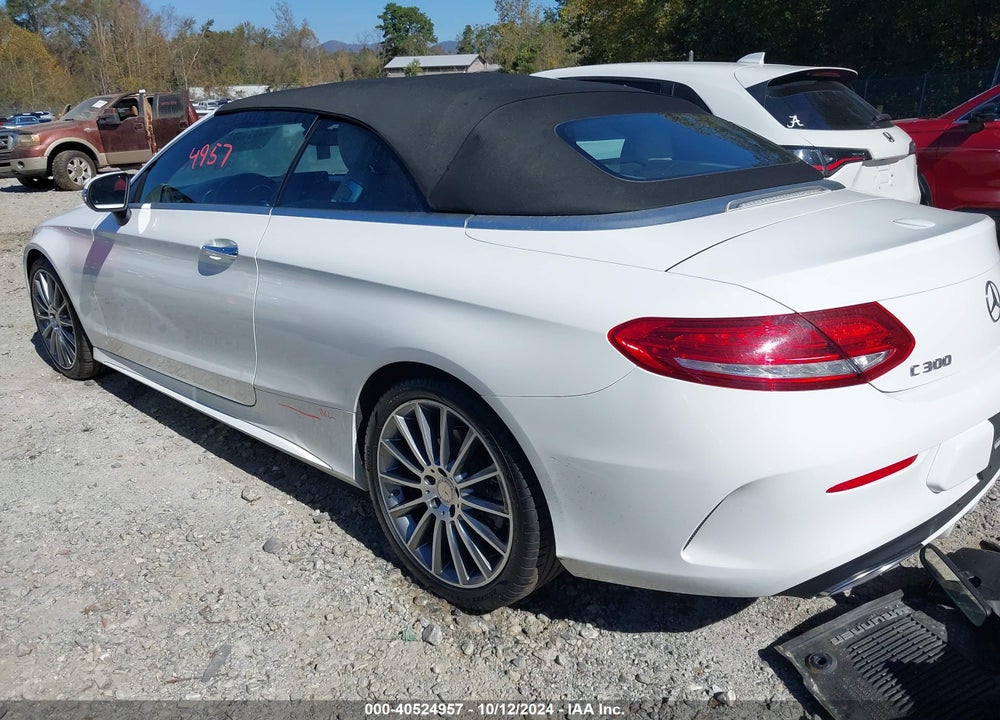 2017 MERCEDES-BENZ C 300 VIN: WDDWK4JB1HF492645