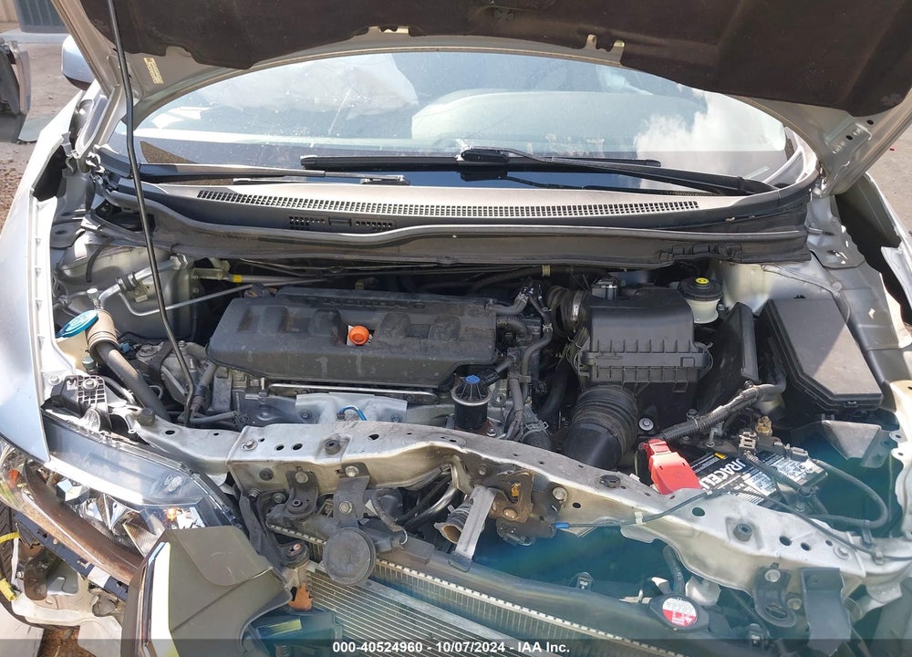 2012 HONDA CIVIC LX VIN: 19XFB2F5XCE084407