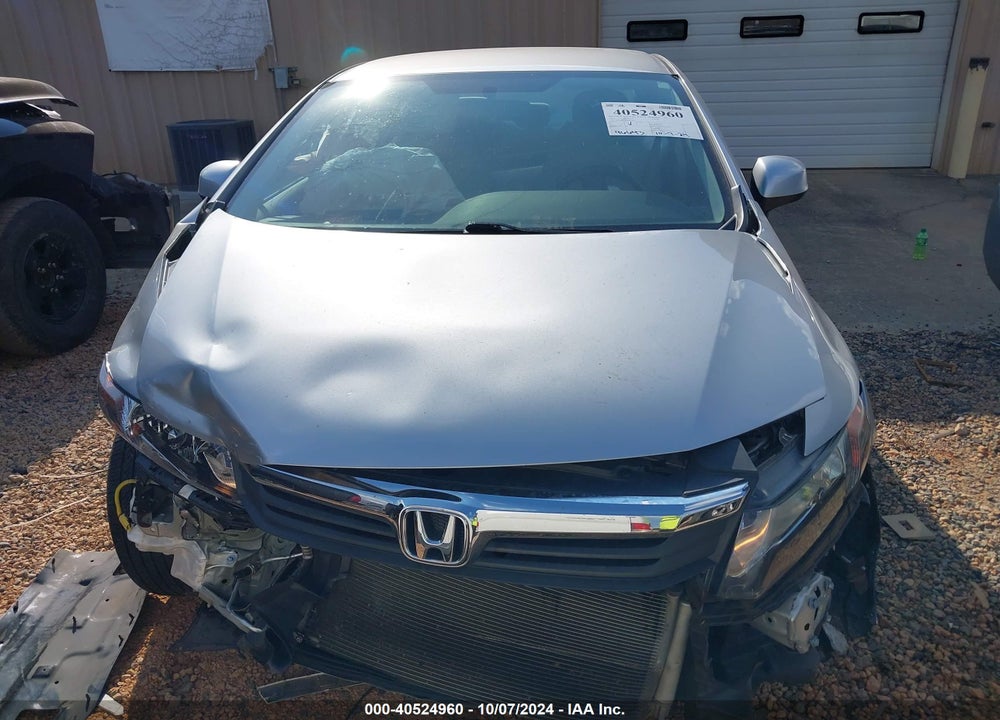2012 HONDA CIVIC LX VIN: 19XFB2F5XCE084407