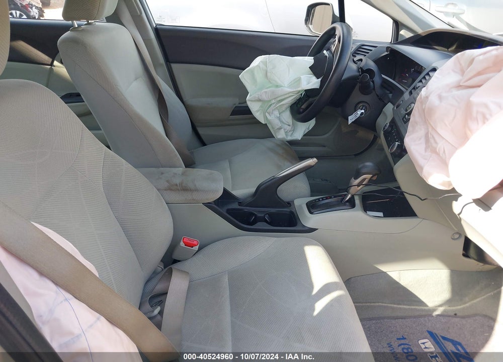 2012 HONDA CIVIC LX VIN: 19XFB2F5XCE084407