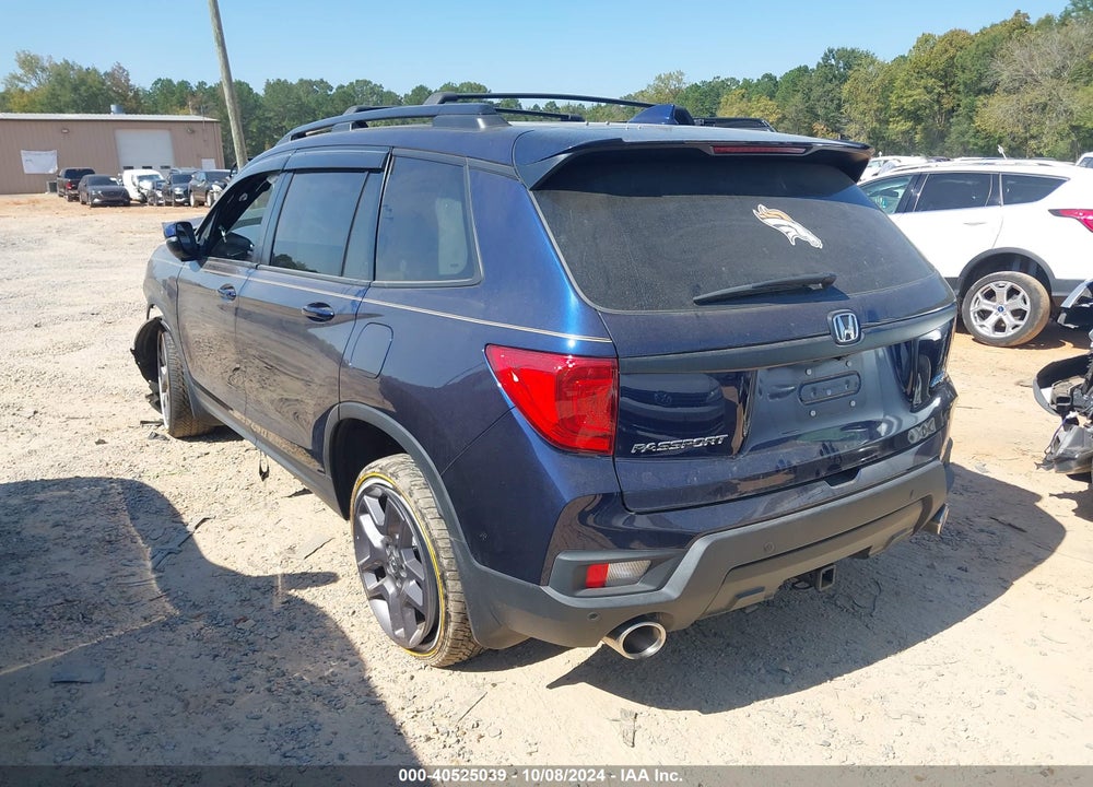 2023 HONDA PASSPORT AWD EX-L VIN: 5FNYF8H59PB017911