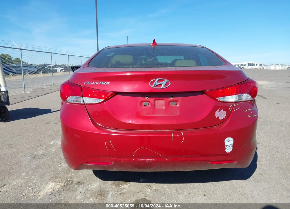 2012 HYUNDAI ELANTRA GLS (ULSAN PLANT) VIN: KMHDH4AEXCU426248