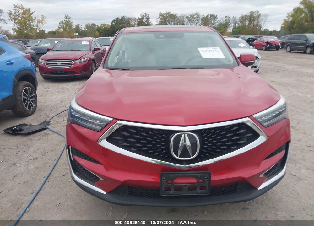 2019 ACURA RDX TECHNOLOGY PACKAGE VIN: 5J8TC2H54KL037152