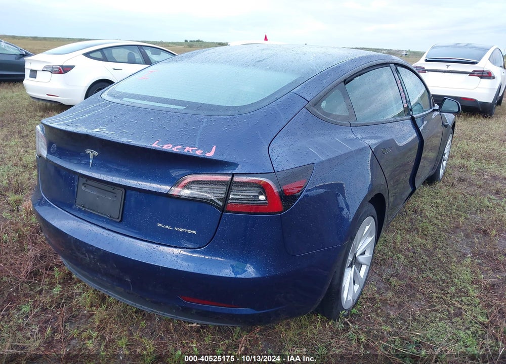 2023 TESLA MODEL 3 LONG RANGE DUAL MOTOR ALL-WHEEL DRIVE VIN: 5YJ3E1EB3PF603373