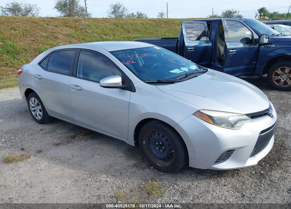 2015 TOYOTA COROLLA LE VIN: 2T1BURHE7FC401710