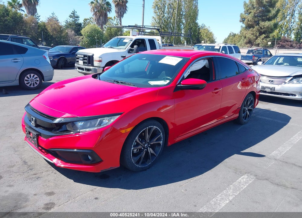 2021 HONDA CIVIC SPORT VIN: 2HGFC2F89MH506262