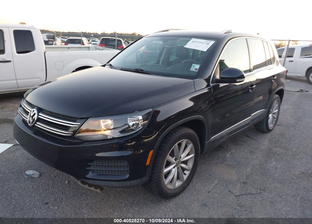 2017 VOLKSWAGEN TIGUAN 2.0T WOLFSBURG EDITION VIN: WVGRV7AX2HW504485