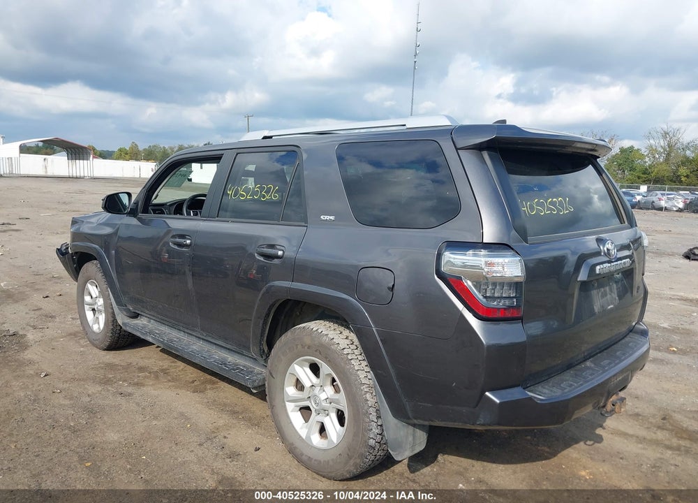 2016 TOYOTA 4RUNNER SR5 VIN: JTEBU5JR2G5394309