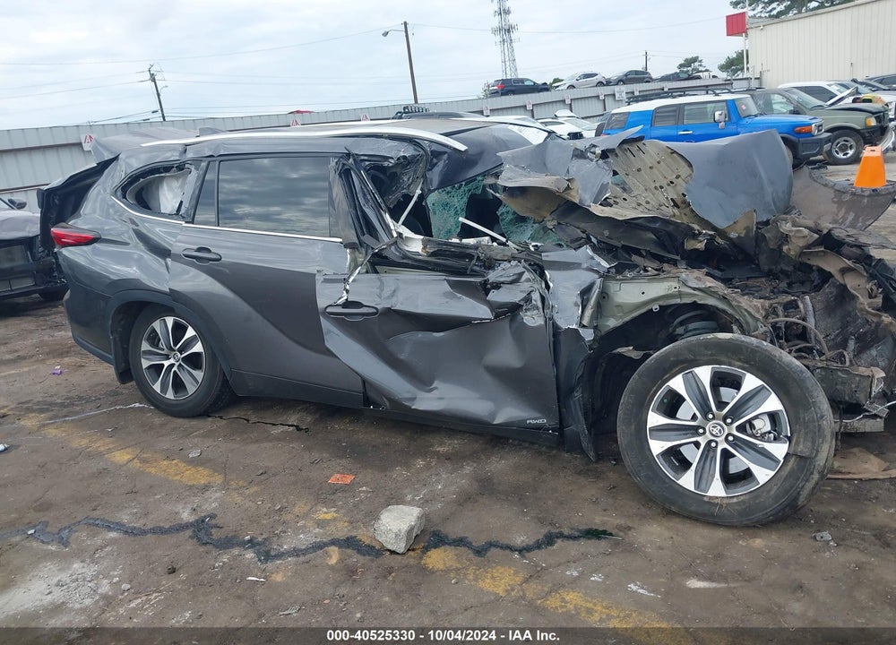 2021 TOYOTA HIGHLANDER HYBRID XLE VIN: 5TDHBRCH5MS532818