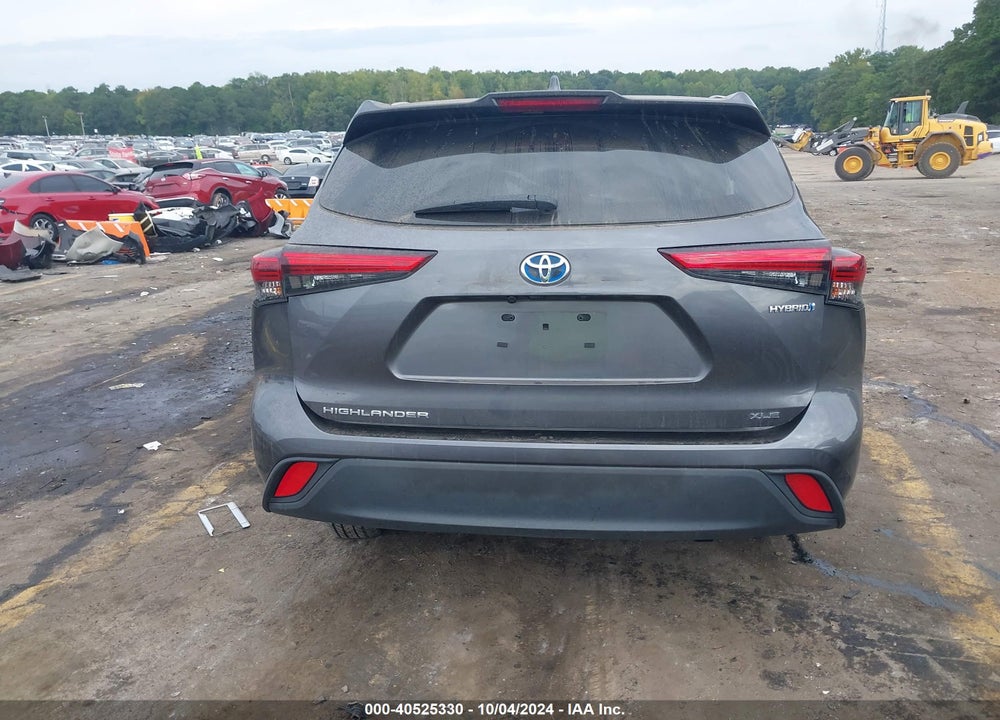 2021 TOYOTA HIGHLANDER HYBRID XLE VIN: 5TDHBRCH5MS532818