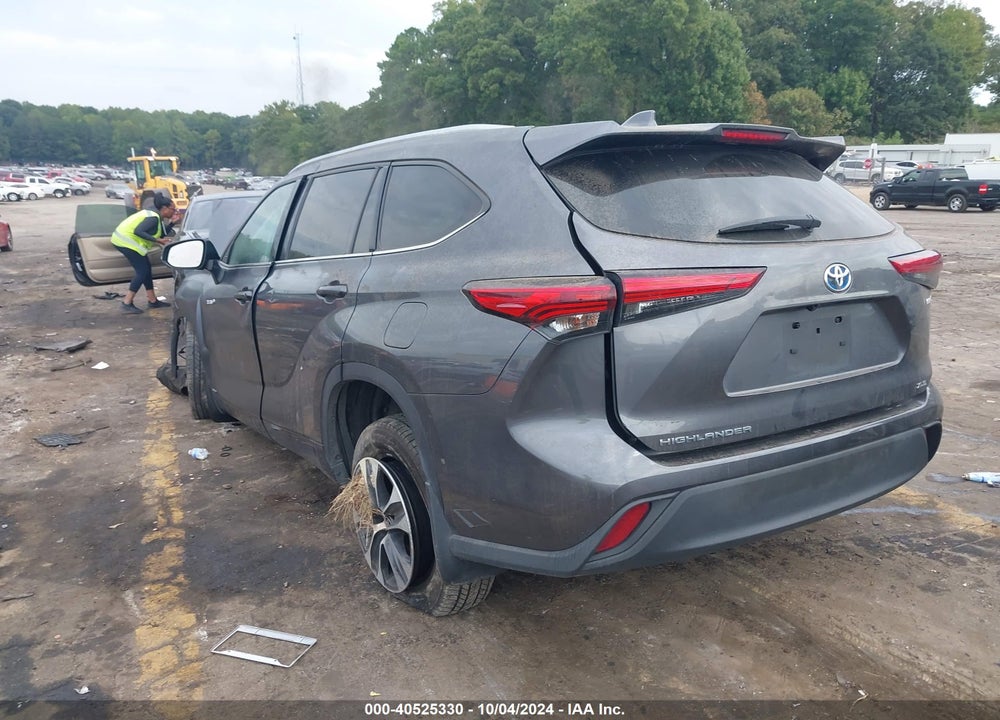 2021 TOYOTA HIGHLANDER HYBRID XLE VIN: 5TDHBRCH5MS532818