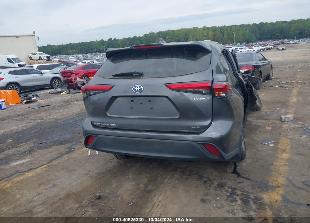 2021 TOYOTA HIGHLANDER HYBRID XLE VIN: 5TDHBRCH5MS532818