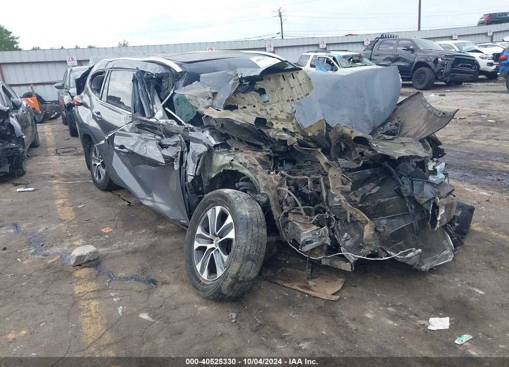 2021 TOYOTA HIGHLANDER HYBRID XLE VIN: 5TDHBRCH5MS532818