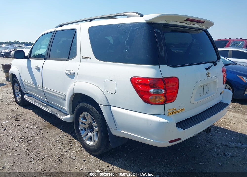 2004 TOYOTA SEQUOIA LIMITED V8 VIN: 5TDZT38A14S234115