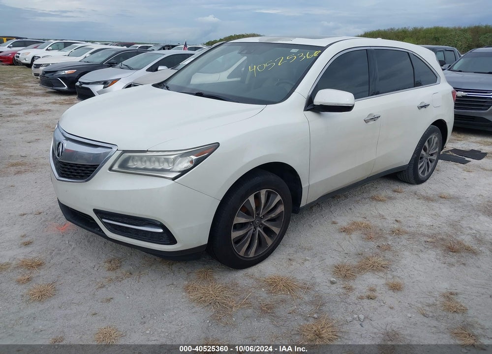 2015 ACURA MDX TECHNOLOGY PACKAGE VIN: 5FRYD3H47FB009755