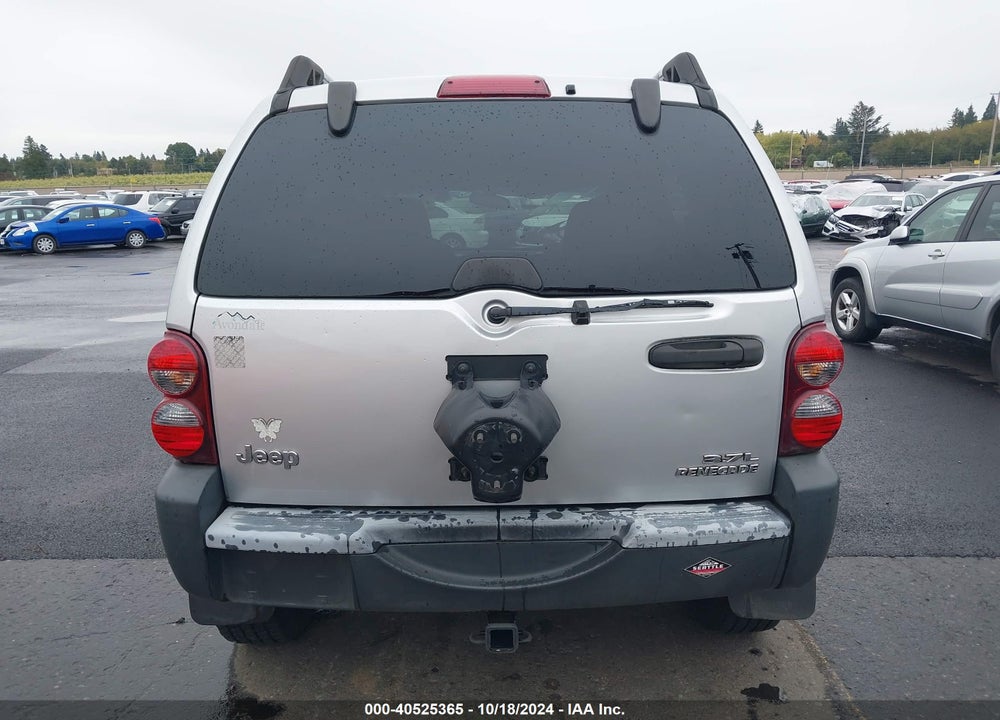 2006 JEEP LIBERTY RENEGADE VIN: 1J4GK38K46W100621
