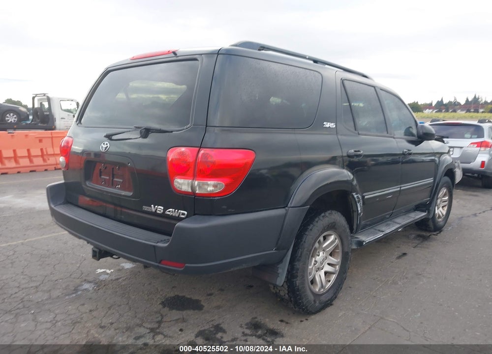2005 TOYOTA SEQUOIA SR5 V8 VIN: 5TDBT44A75S241407