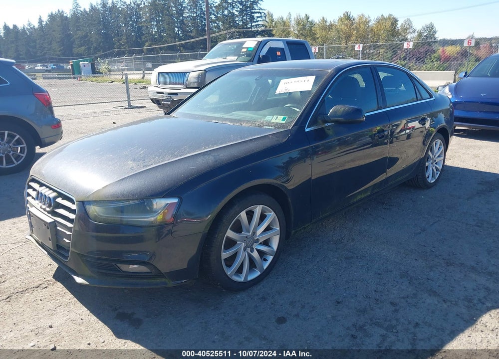 2013 AUDI A4 2.0T PREMIUM VIN: WAUEFAFL5DN047851