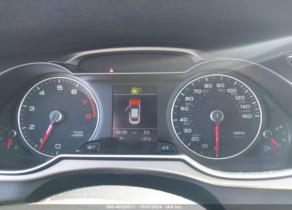2013 AUDI A4 2.0T PREMIUM VIN: WAUEFAFL5DN047851