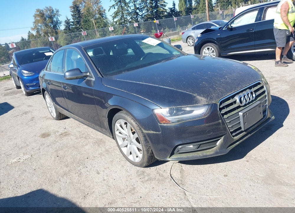 2013 AUDI A4 2.0T PREMIUM VIN: WAUEFAFL5DN047851