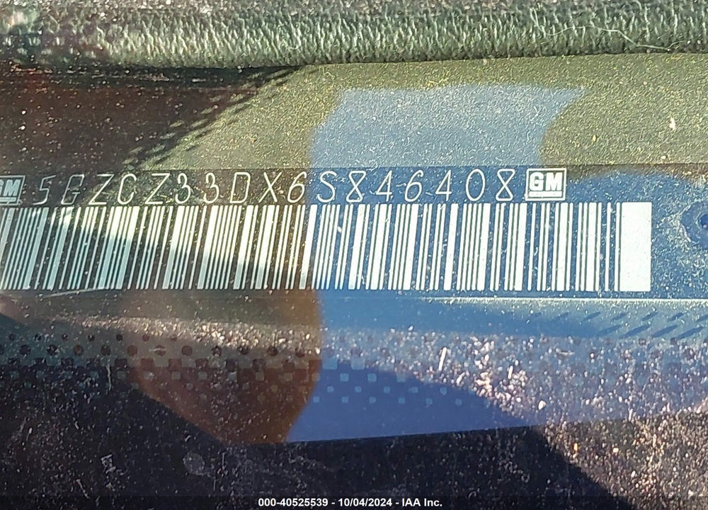 2006 SATURN VUE 4 CYL VIN: 5GZCZ33DX6S846408