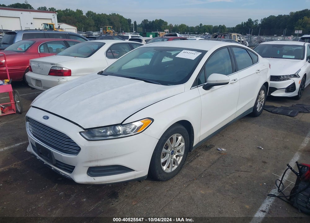 2016 FORD FUSION S VIN: 3FA6P0G76GR285862