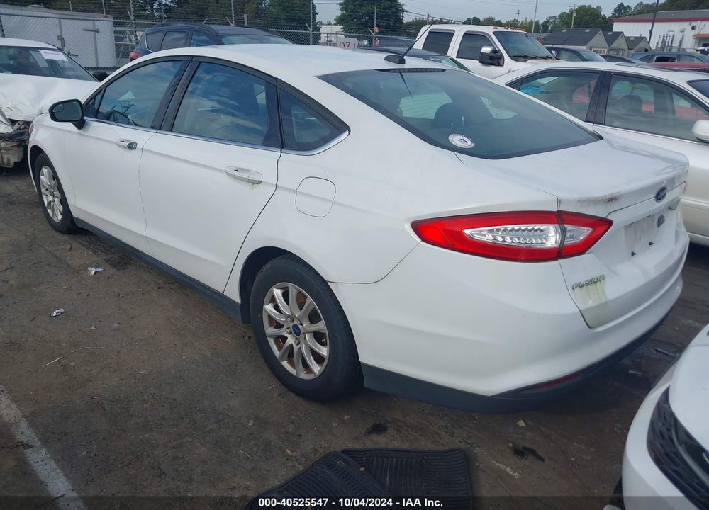 2016 FORD FUSION S VIN: 3FA6P0G76GR285862