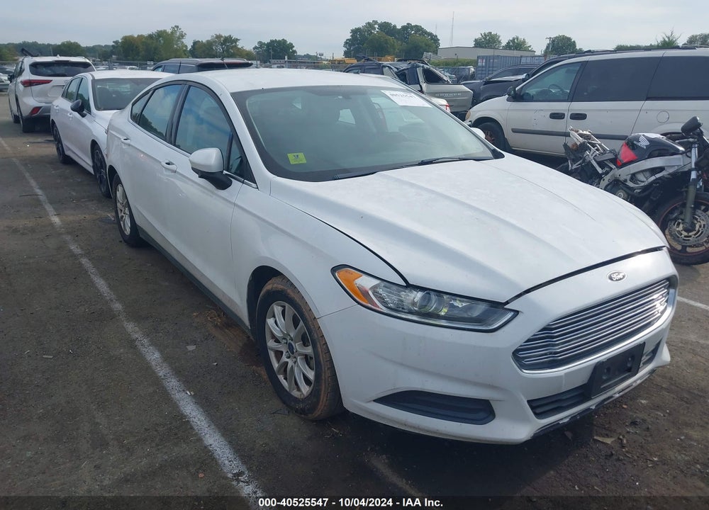 2016 FORD FUSION S VIN: 3FA6P0G76GR285862