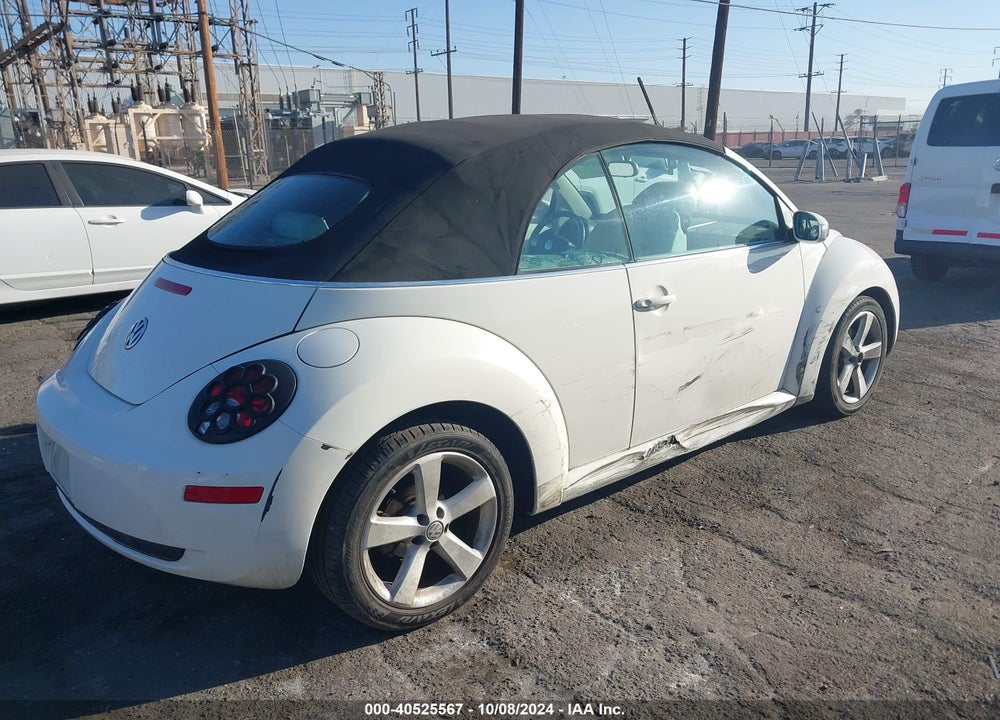 2007 VOLKSWAGEN NEW BEETLE TRIPLE WHITE VIN: 3VWFF31YX7M410498