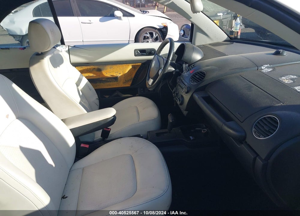 2007 VOLKSWAGEN NEW BEETLE TRIPLE WHITE VIN: 3VWFF31YX7M410498