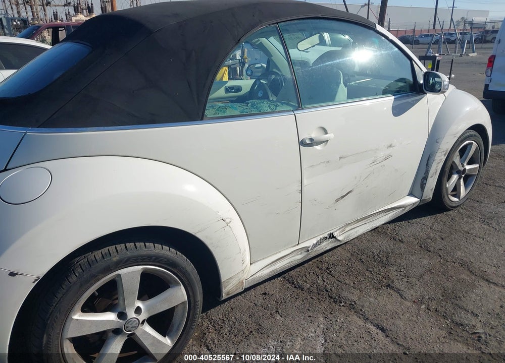 2007 VOLKSWAGEN NEW BEETLE TRIPLE WHITE VIN: 3VWFF31YX7M410498