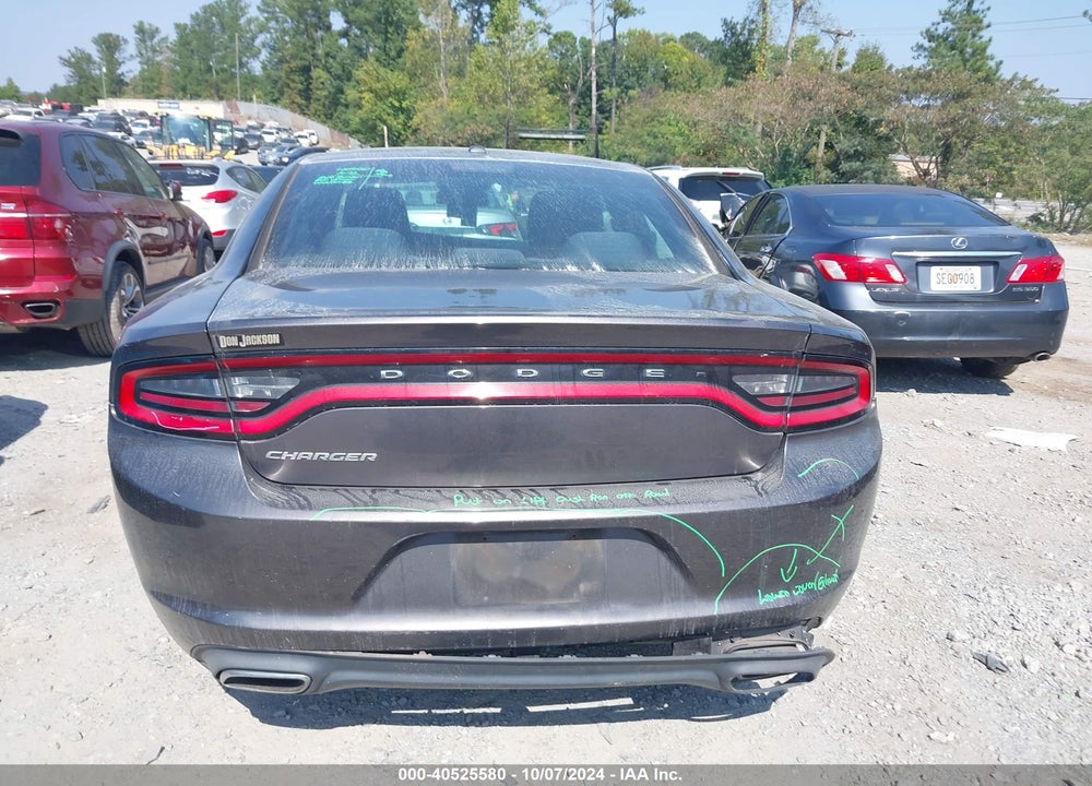 2015 DODGE CHARGER SE VIN: 2C3CDXBG6FH878660