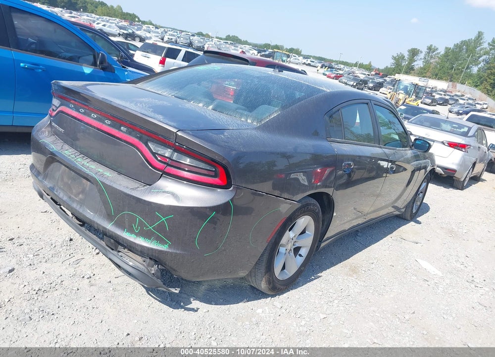 2015 DODGE CHARGER SE VIN: 2C3CDXBG6FH878660