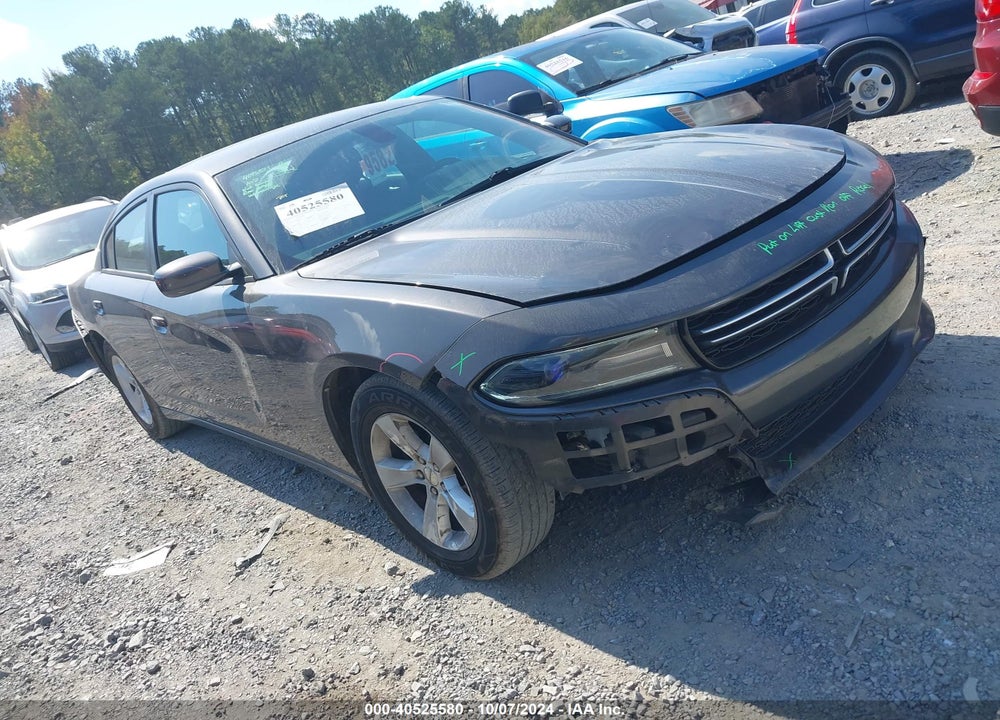 2015 DODGE CHARGER SE VIN: 2C3CDXBG6FH878660