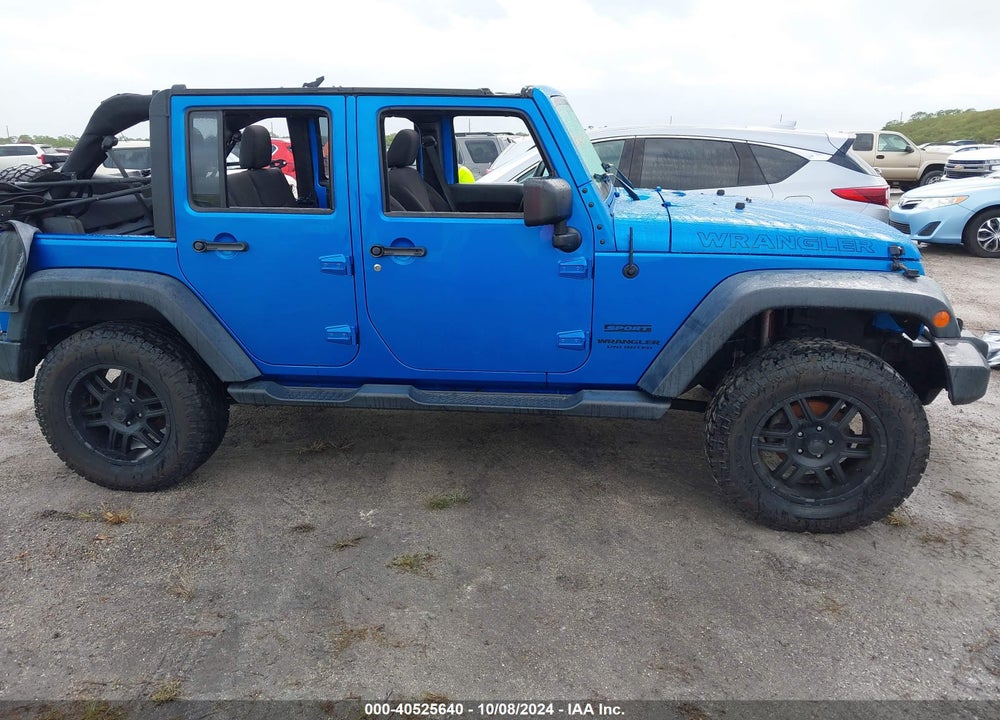 2015 ANGLER JEEP WR UNLIMITED SPORT VIN: 1C4BJWDGXFL527745