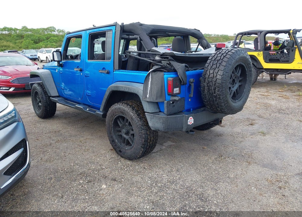 2015 ANGLER JEEP WR UNLIMITED SPORT VIN: 1C4BJWDGXFL527745